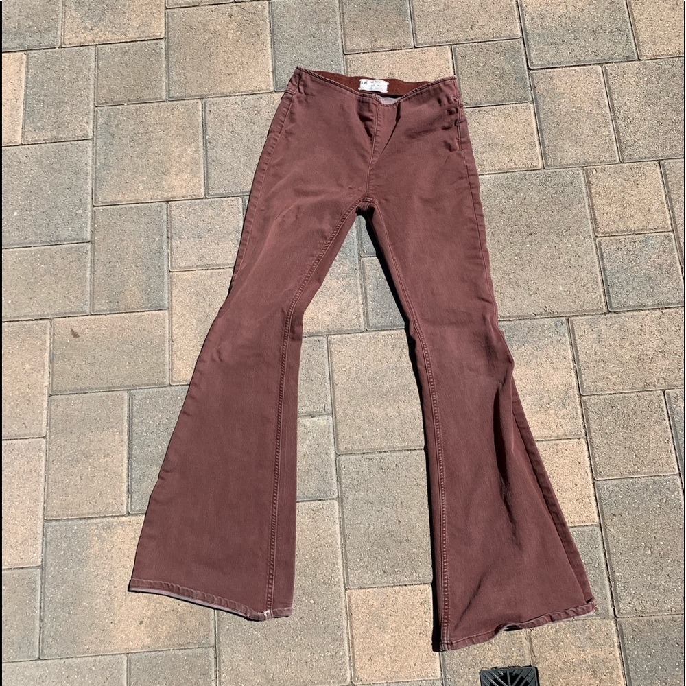Free people penny pull-on flare jeans